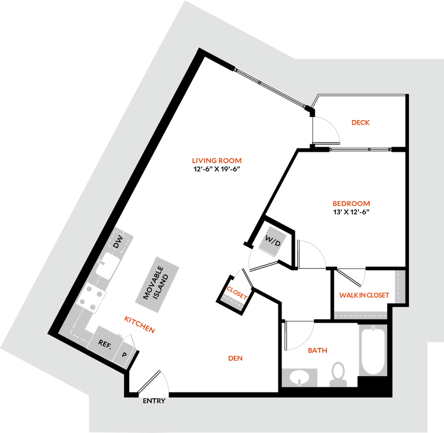Floor Plan - Plan 1U