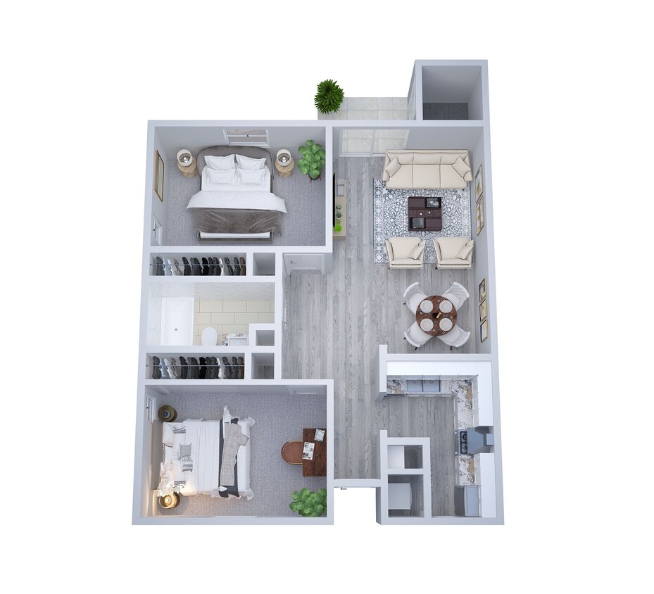 Floor Plan - Furnished