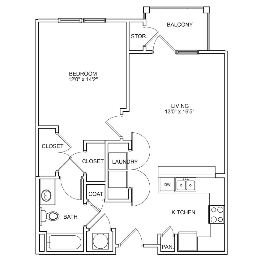 Capital Place at Southwood - Southwood II - 1 Beds - 1 Baths - 831 Sq. ft. - Southwood II