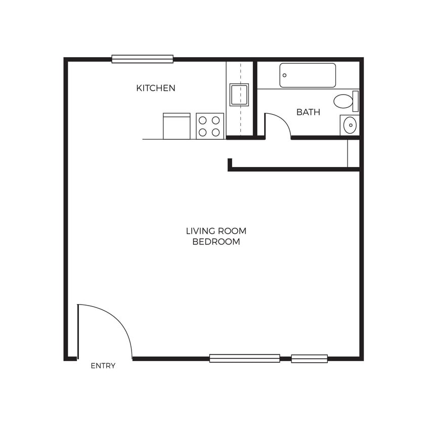 Floor Plan - Studio