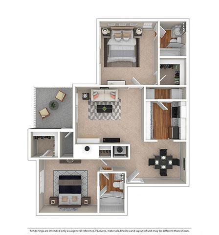 Floor Plan - Lenox  - B2A
