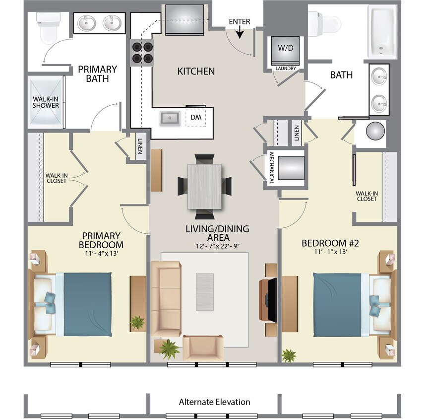 Floor Plan - B1C-W