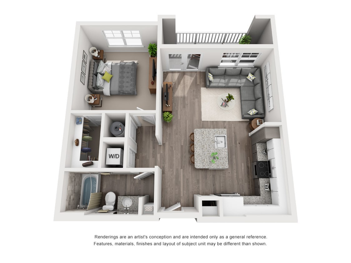 Isla Antigua_1br1ba_a1.jpg - A1 - Anastasia - One Bedroom, One Bathroom