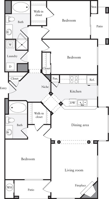 Floor Plan - 3+ Bedrooms A
