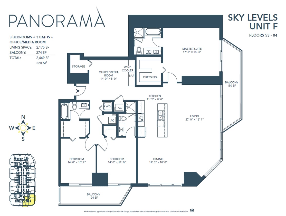 Floor Plan - F Line - Sky Level