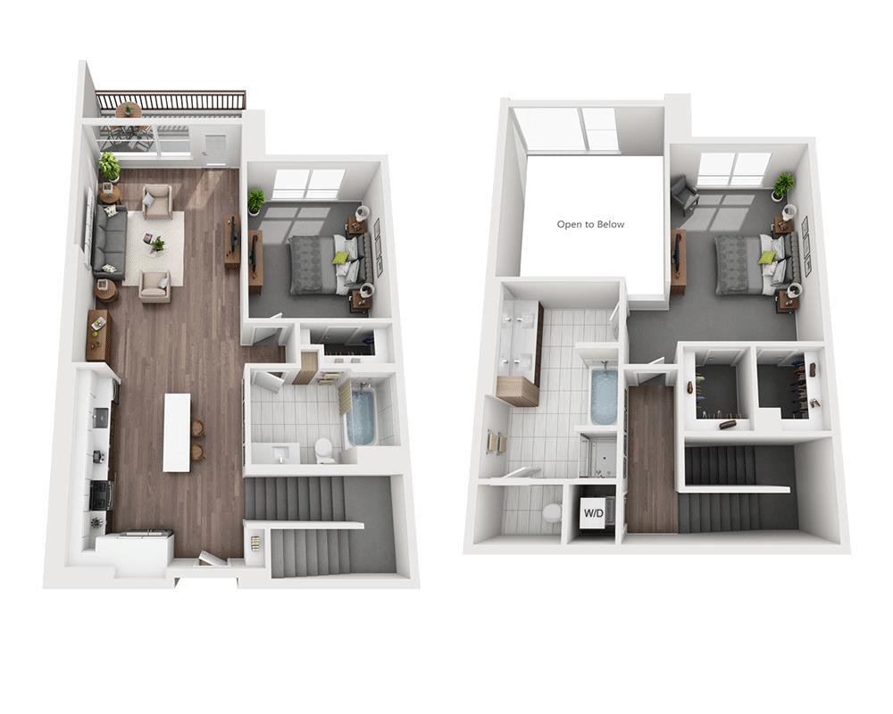 Floor Plan - Two Bedroom B2L