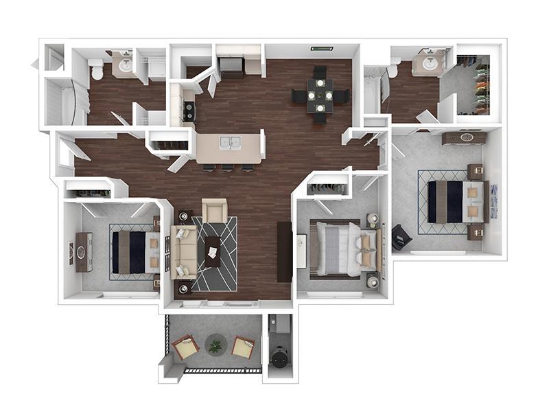 Floor Plan - 3x2-1334-Premier