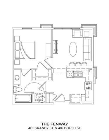Floor Plan - The Fenway