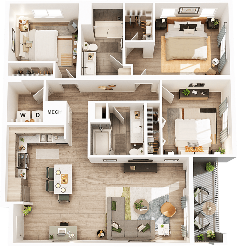 Floor Plan -  Kissimmee	
