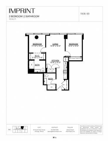 Floor Plan - Two Bedroom A