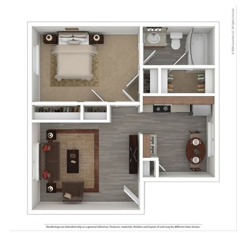 Floor Plan - A1 1x1