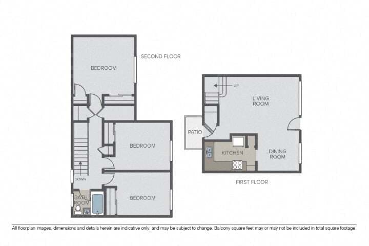 Floor Plan - 3 Bed B