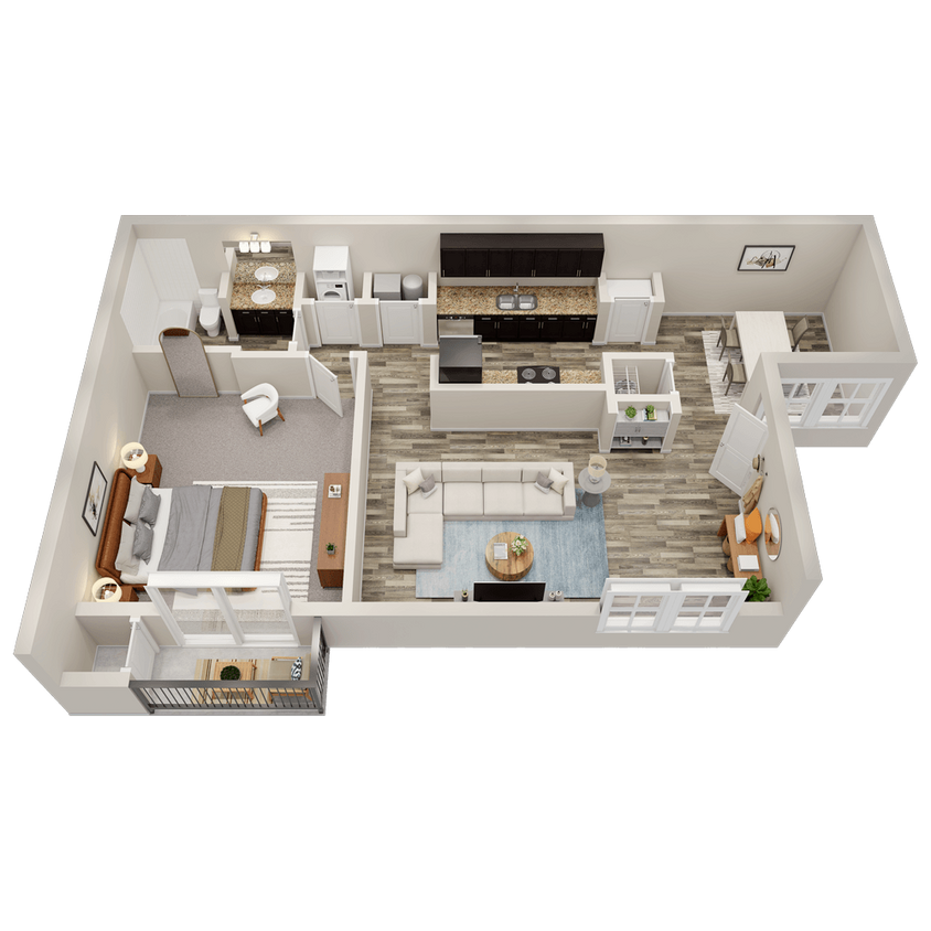 Floor Plan - The Oliver