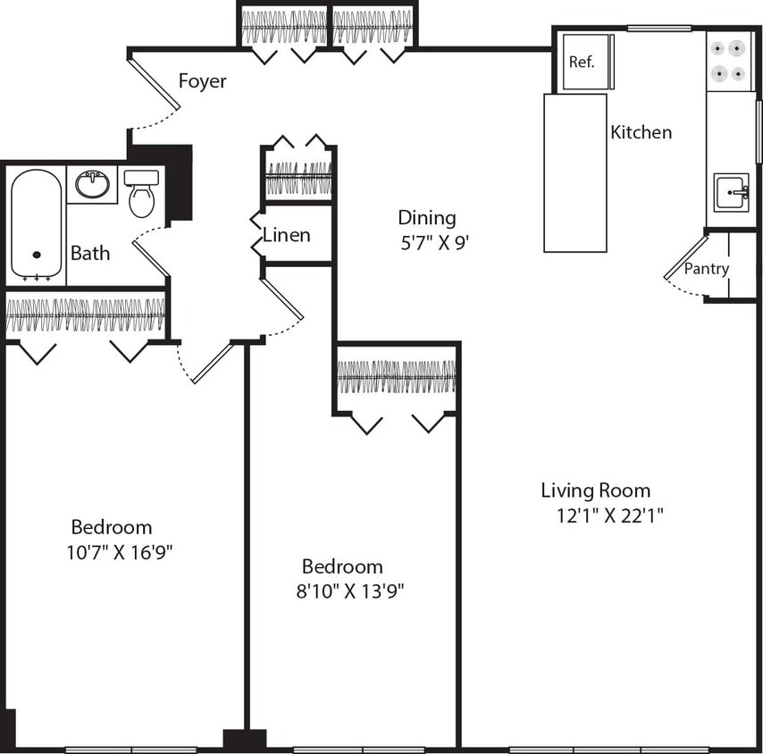 Floor Plan - The Chilton 2P