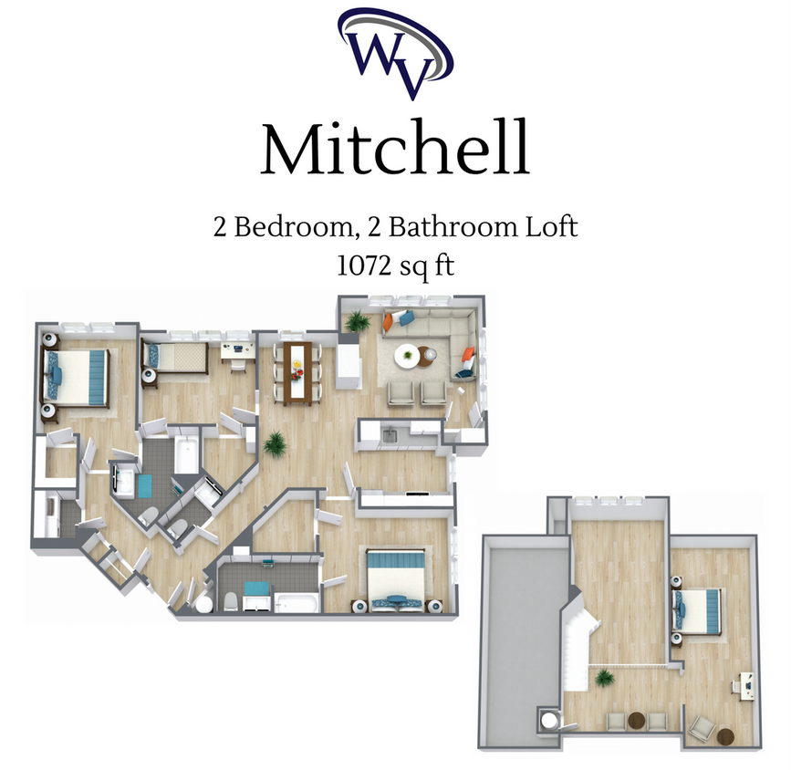 Floor Plan - B6-2x2L Mitchell