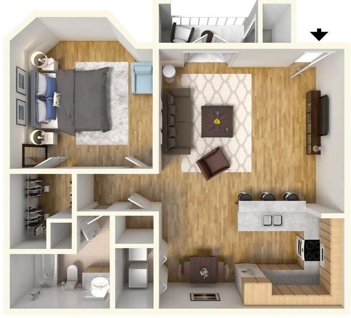 Floor Plan - The Cottonwood