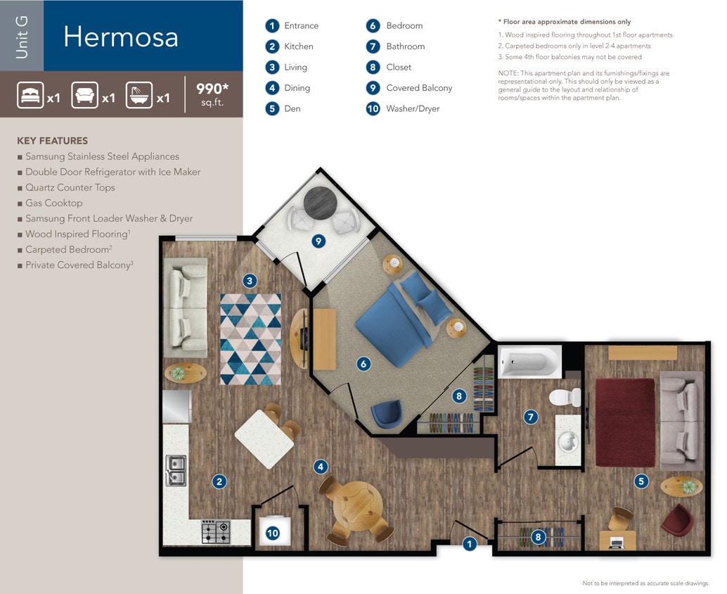 Floor Plan - Hermosa