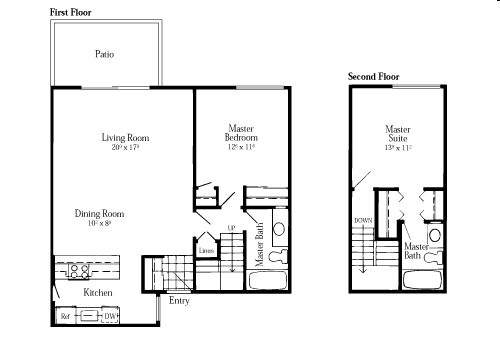 2BR/2BA - Redwood