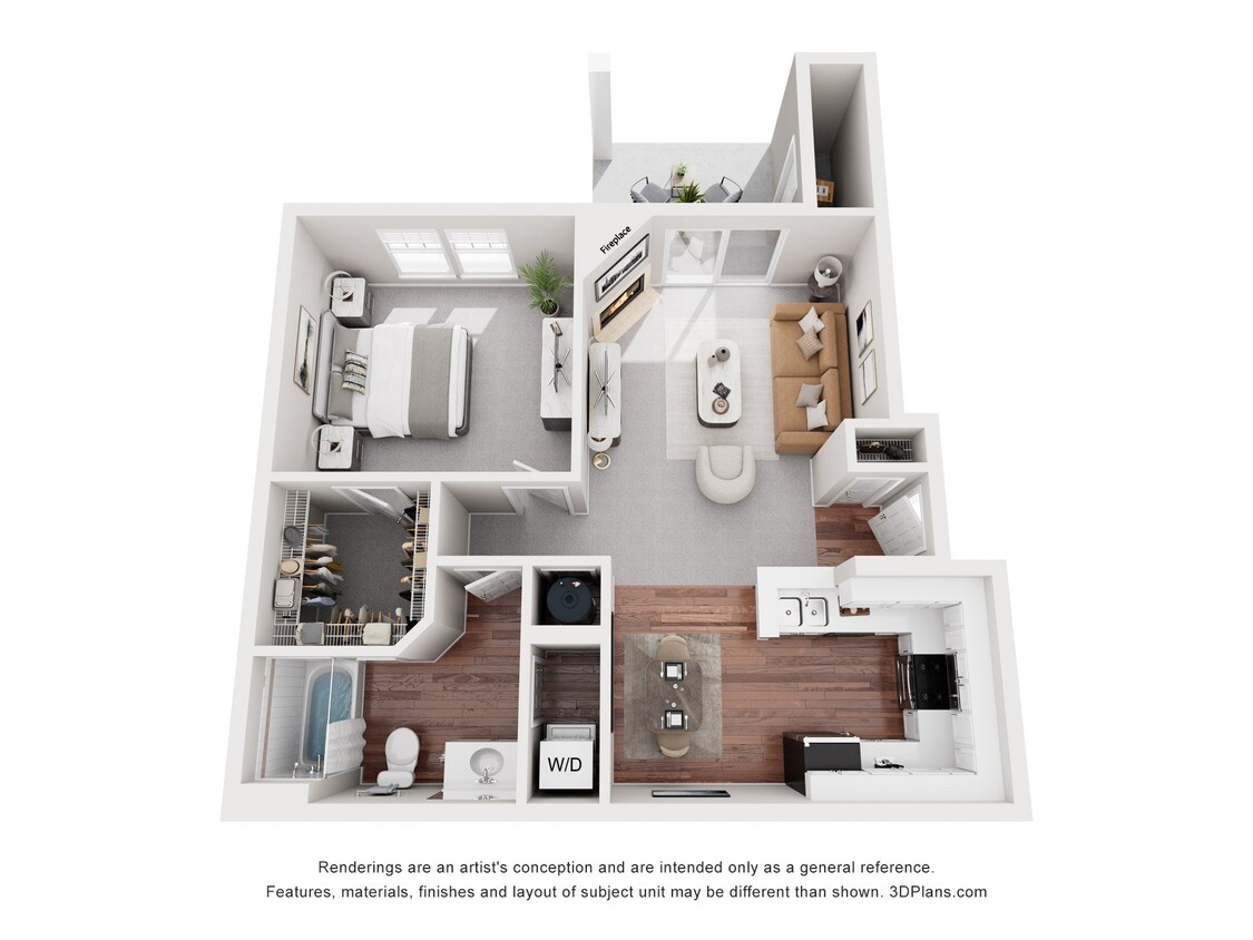 Floor Plan - A1-Cedar-Chestnut