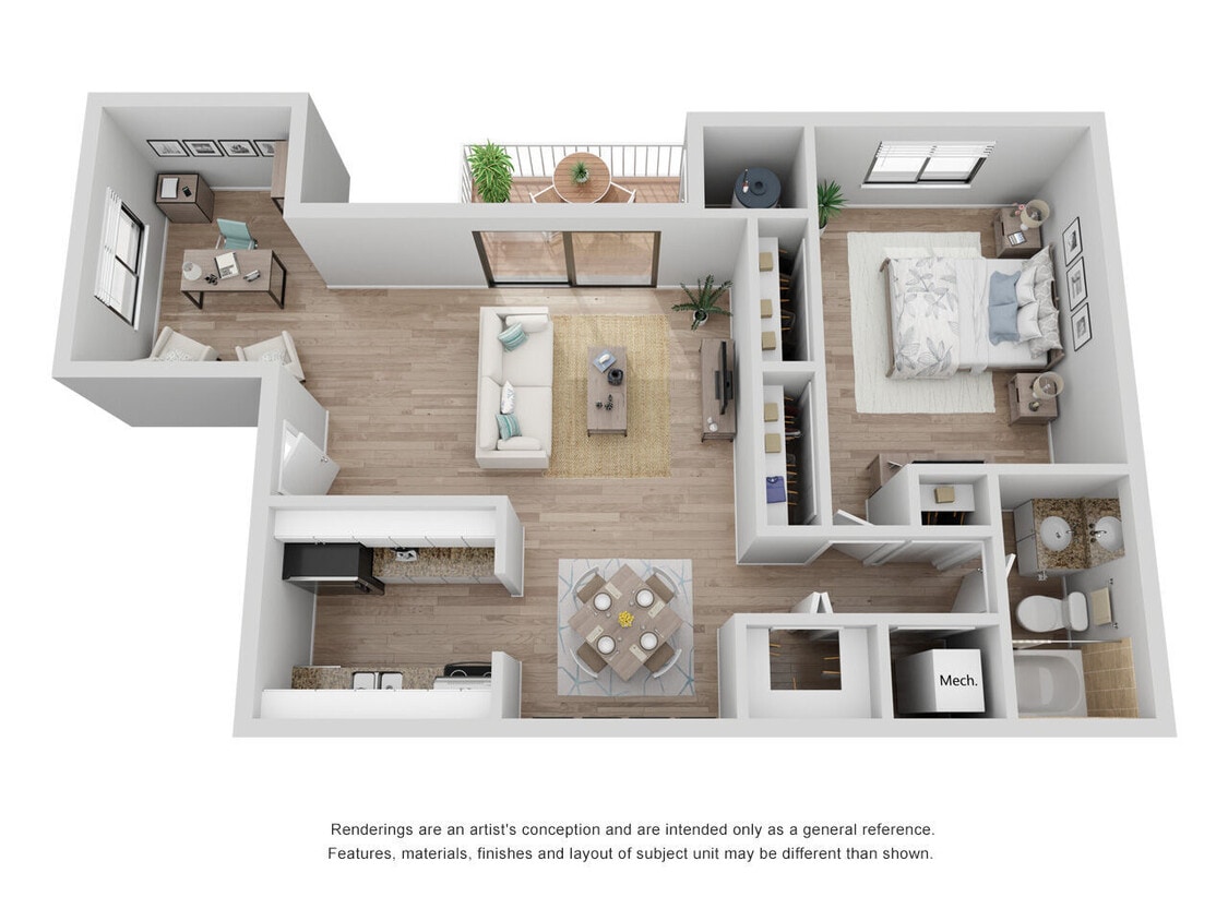 Floor Plan - A2 Den