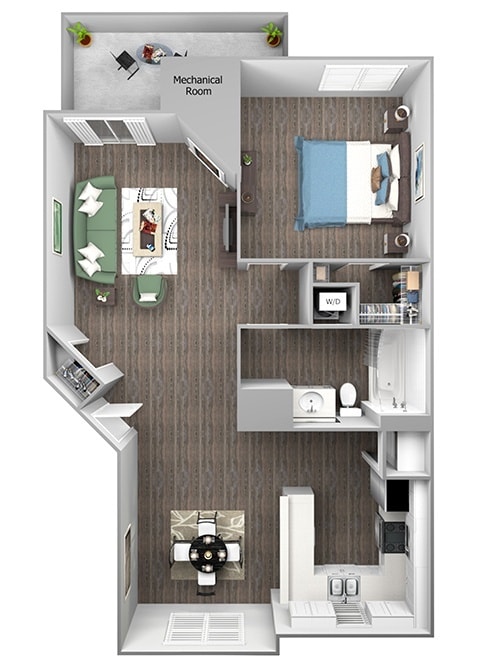 Floor Plan - A2 (Newberry)