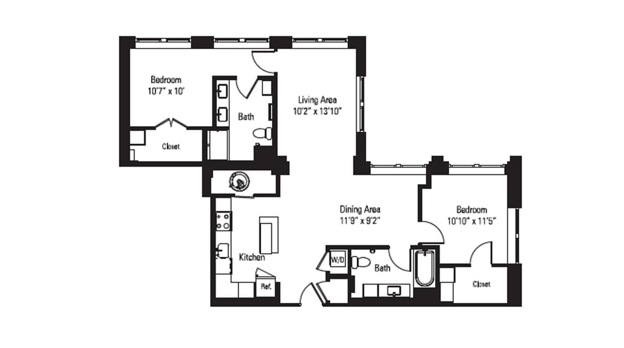 Floor Plan - 2BC