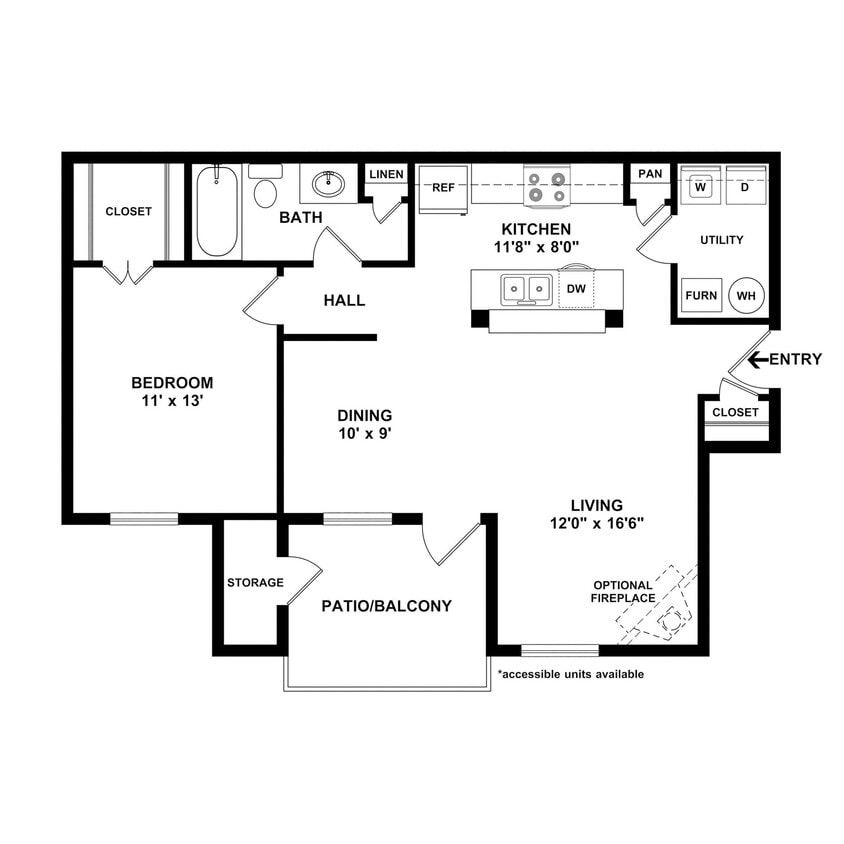 Floor Plan - The Cottage