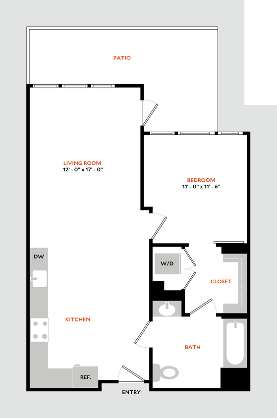 Floor Plan - Live-Work 1A