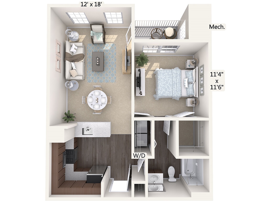 Floor Plan - A2-S-Upper