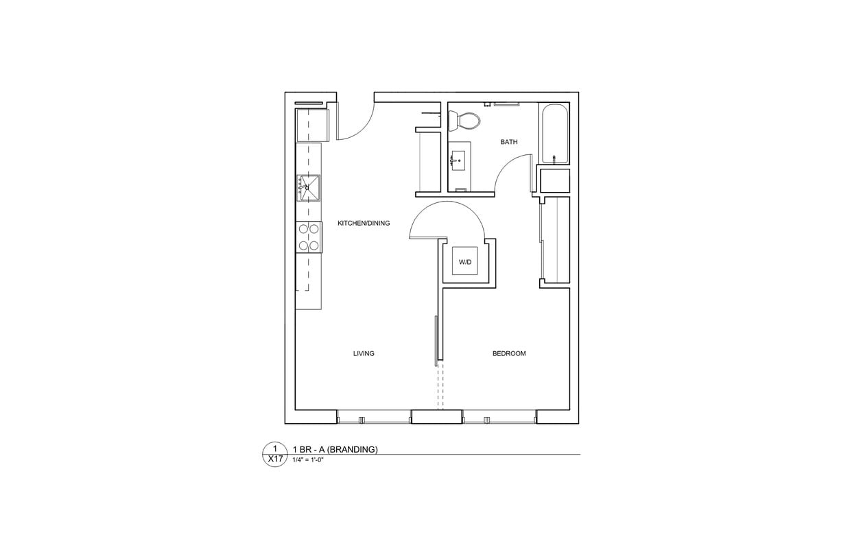 Floor Plan - 1B A