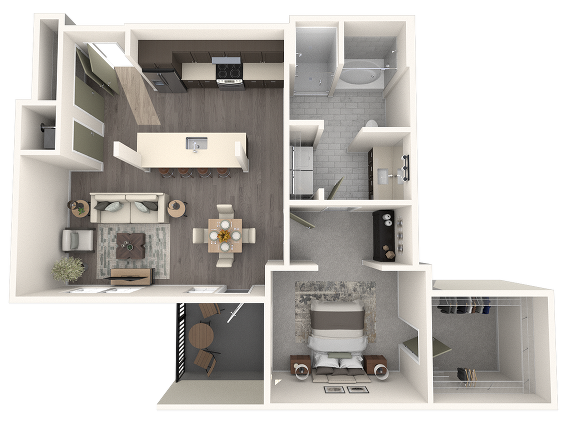 Canal 1535 Floor Plan A8 - A8