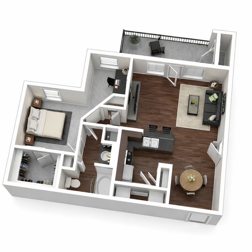 1F Calhoun with Computer Room - Calhoun- Computer Room