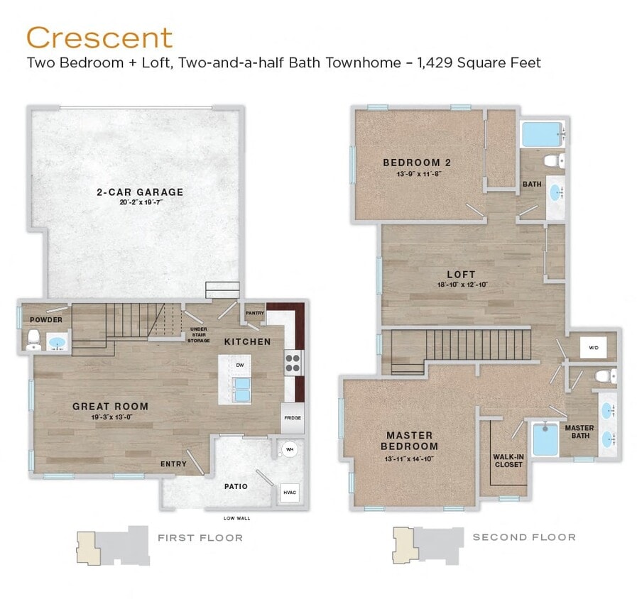 Floor Plan - Park - Crescent 2/2.5