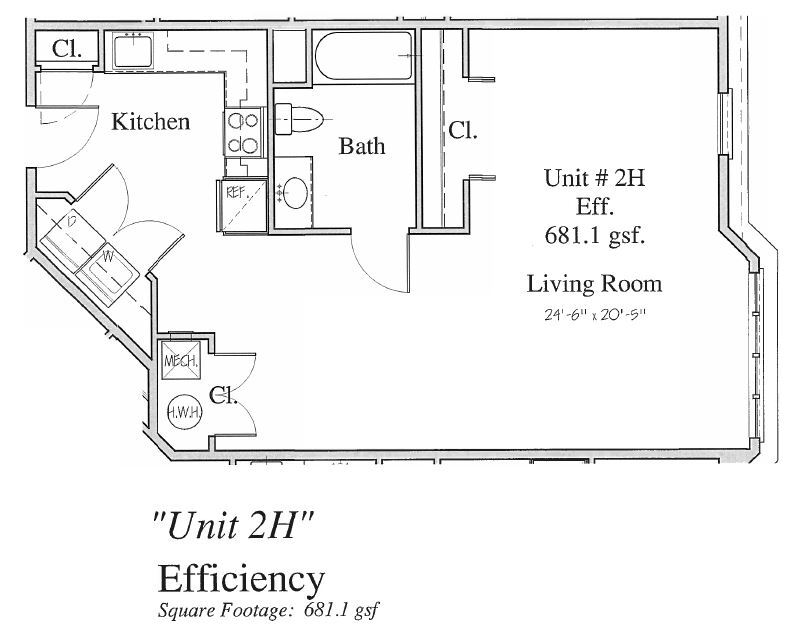 Floor Plan - Studio