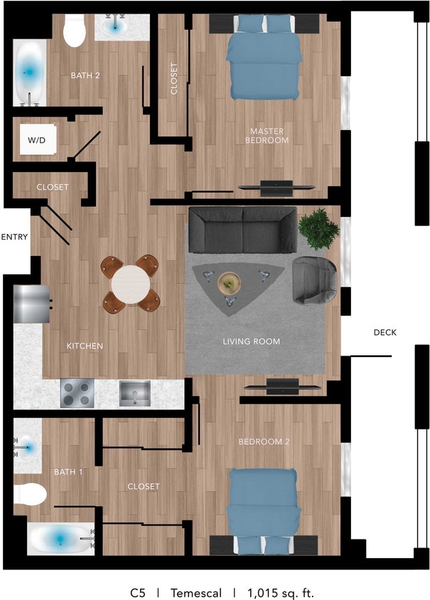 Floor Plan - C5 Temescal
