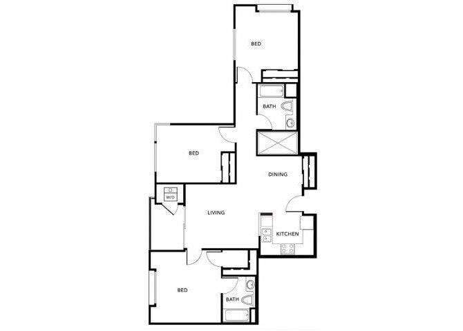 Floor Plan - Plan A (Milano)