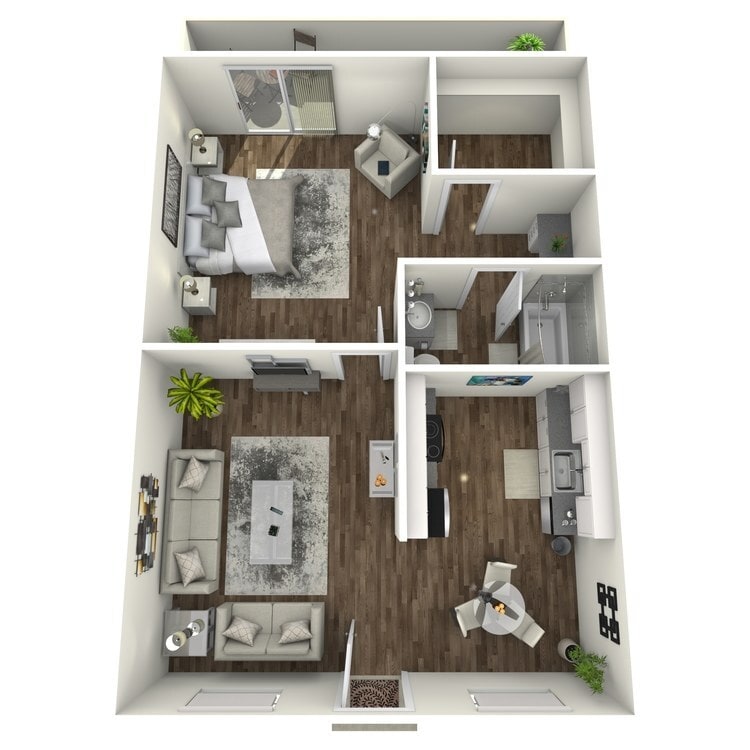 Overhead_979823.jpg - 1 Bed 1 Bath A