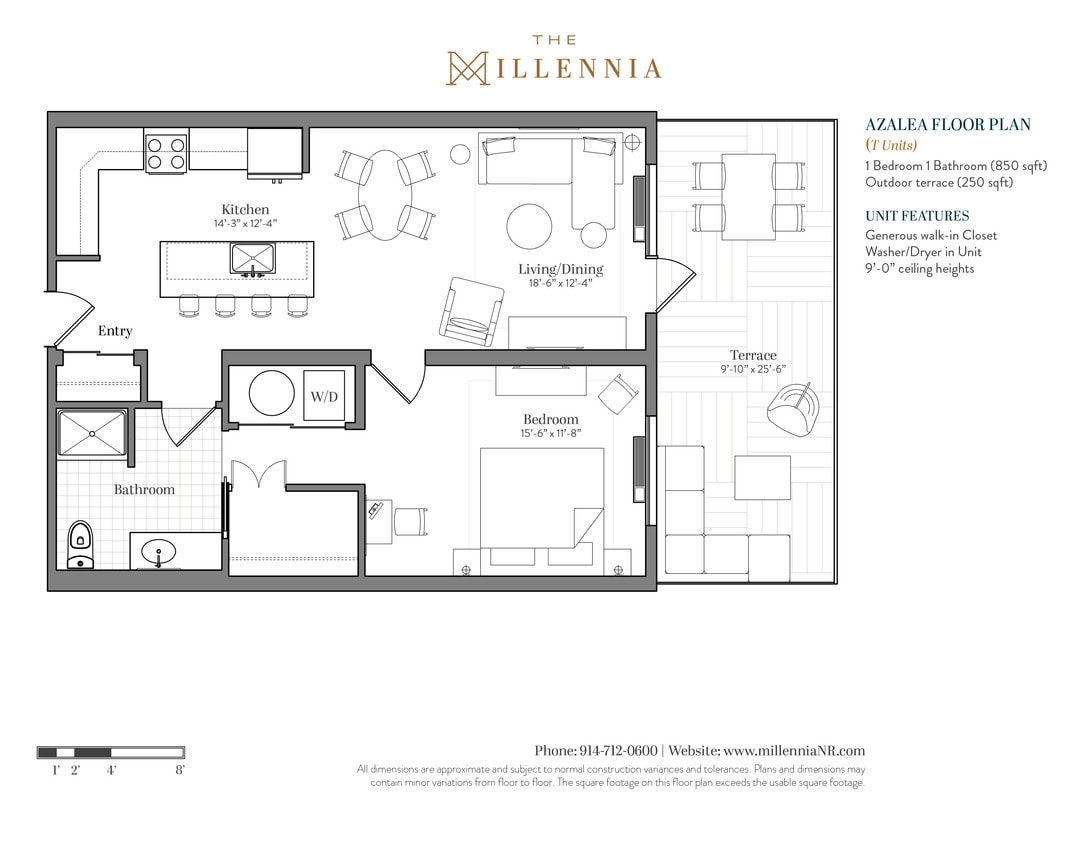 AZALEA FLOOR PLAN - Azalea w/ Terrace 2-S