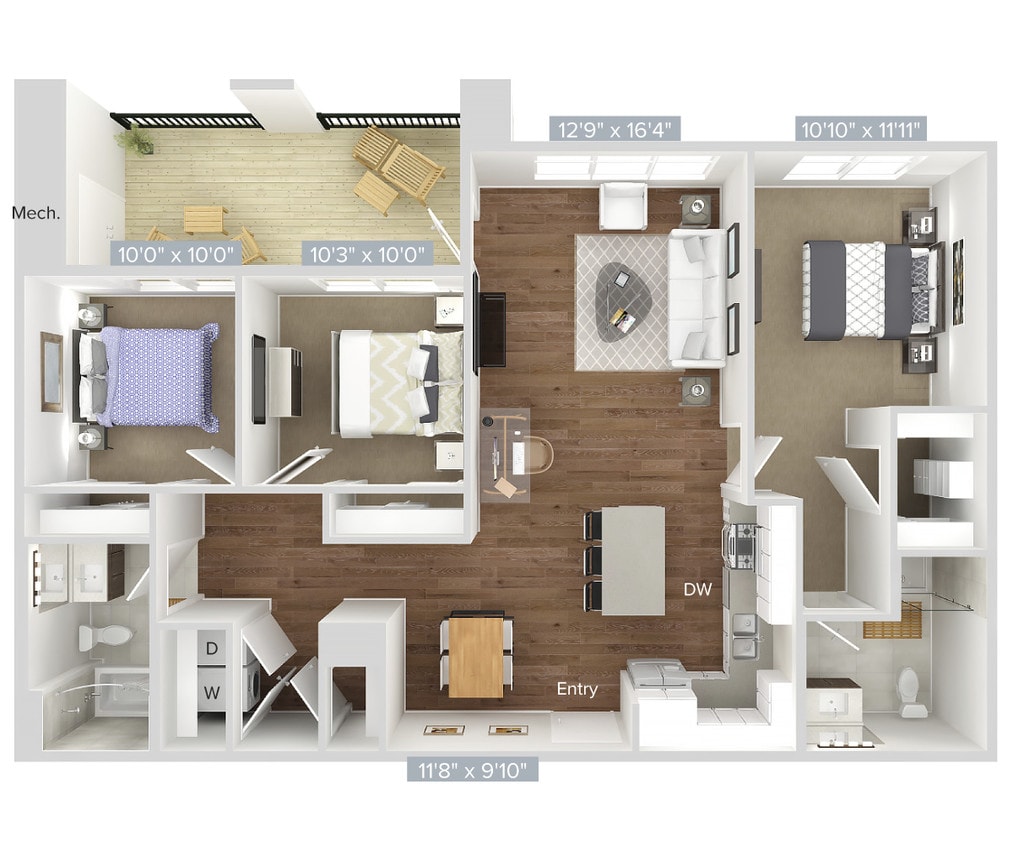 Floor Plan - C1-503-507
