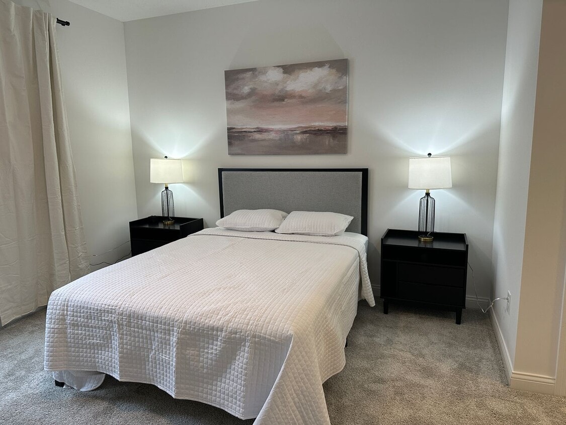 Floor Plan - 1 BD/1.5 BA - FURNISHED - FIRST FLOOR - POND VIEW