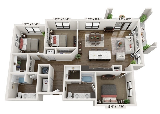 Floor Plan - C2B