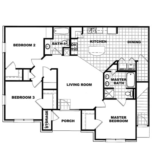 Floor Plan - Chateaux I