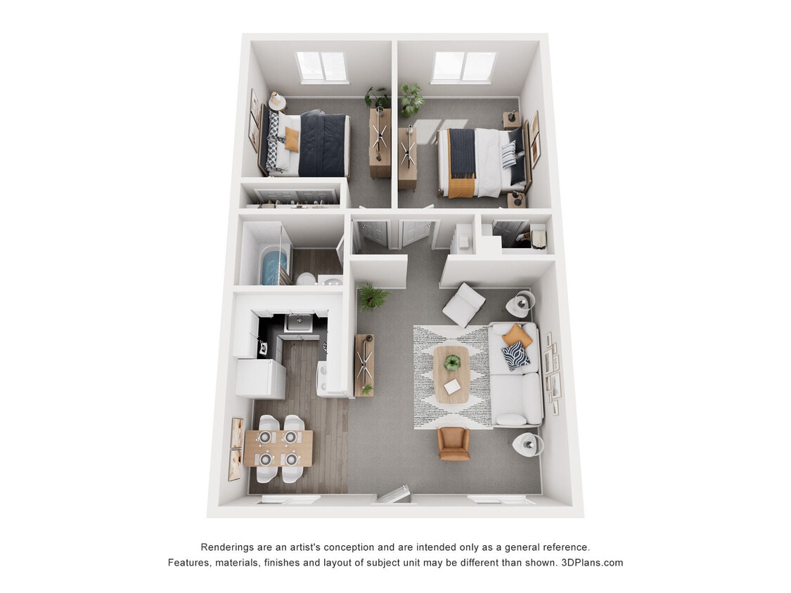 Floor Plan - 2 Bedroom