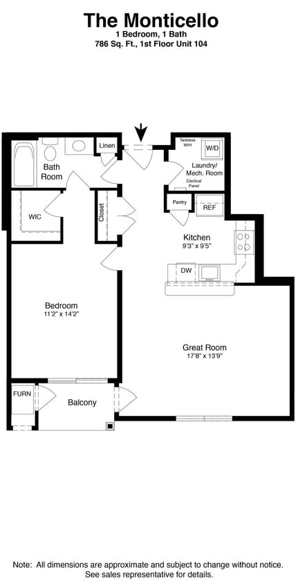 Floor Plan - Monticello