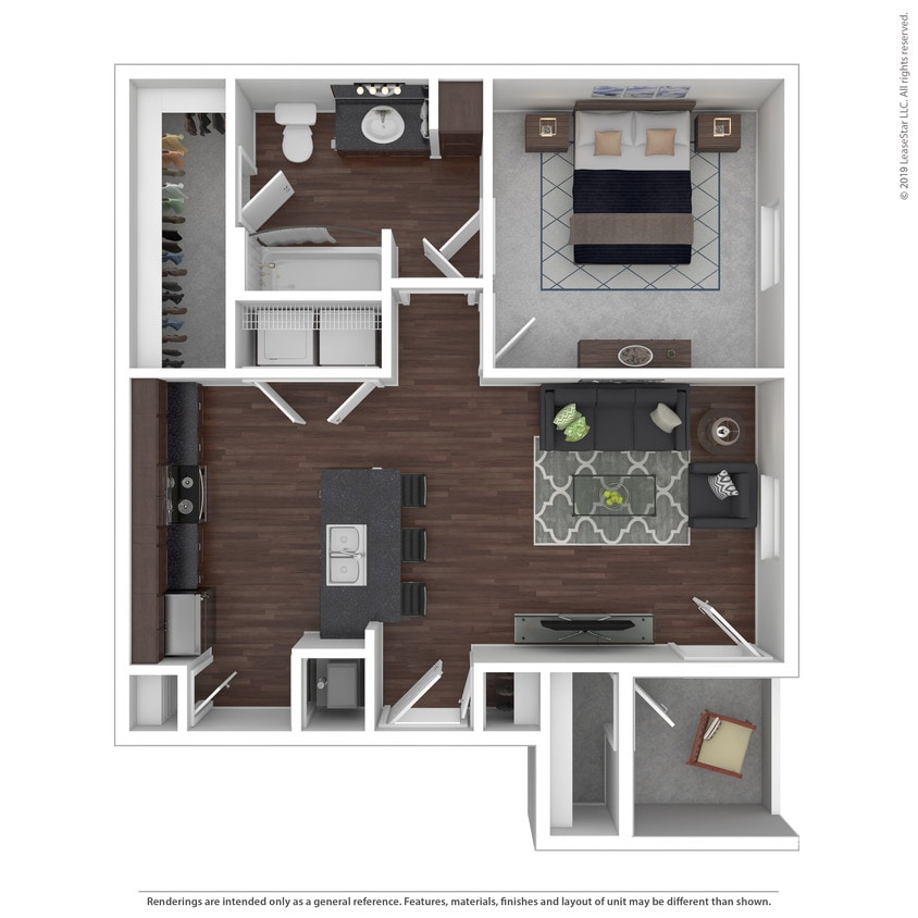 The Station: Beds - 1: Baths - 1: SqFt Range - 680 to 680 - The Station