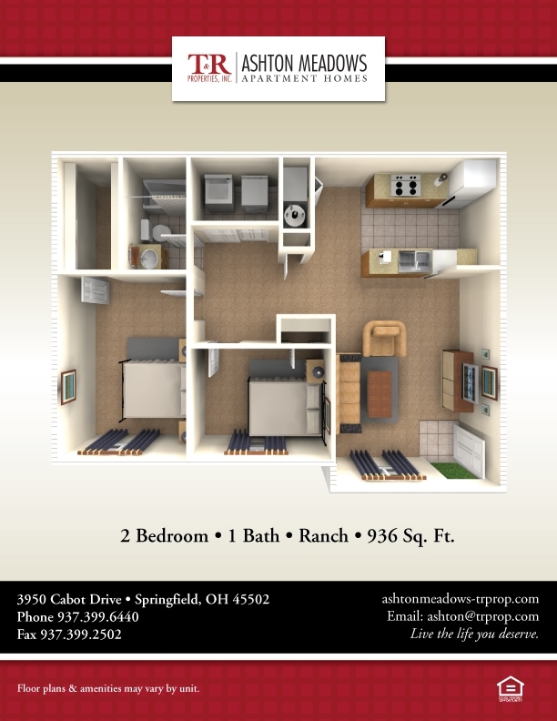 2BR/1BA - The Slate