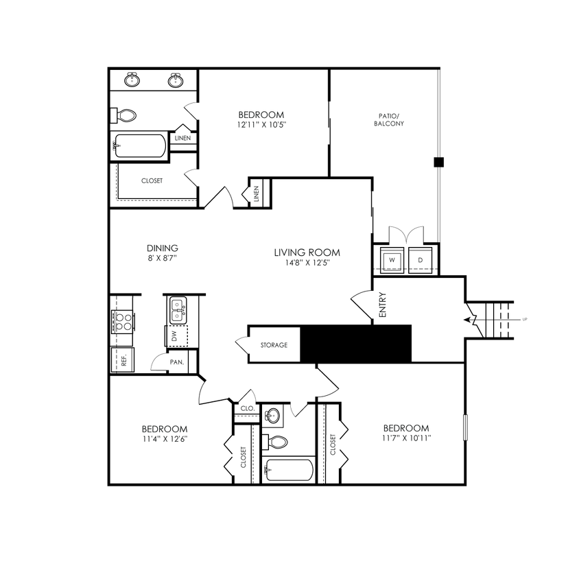 S2-Amberly Place-FP_C3-3B2B-1510 SF.png - C3 Classic