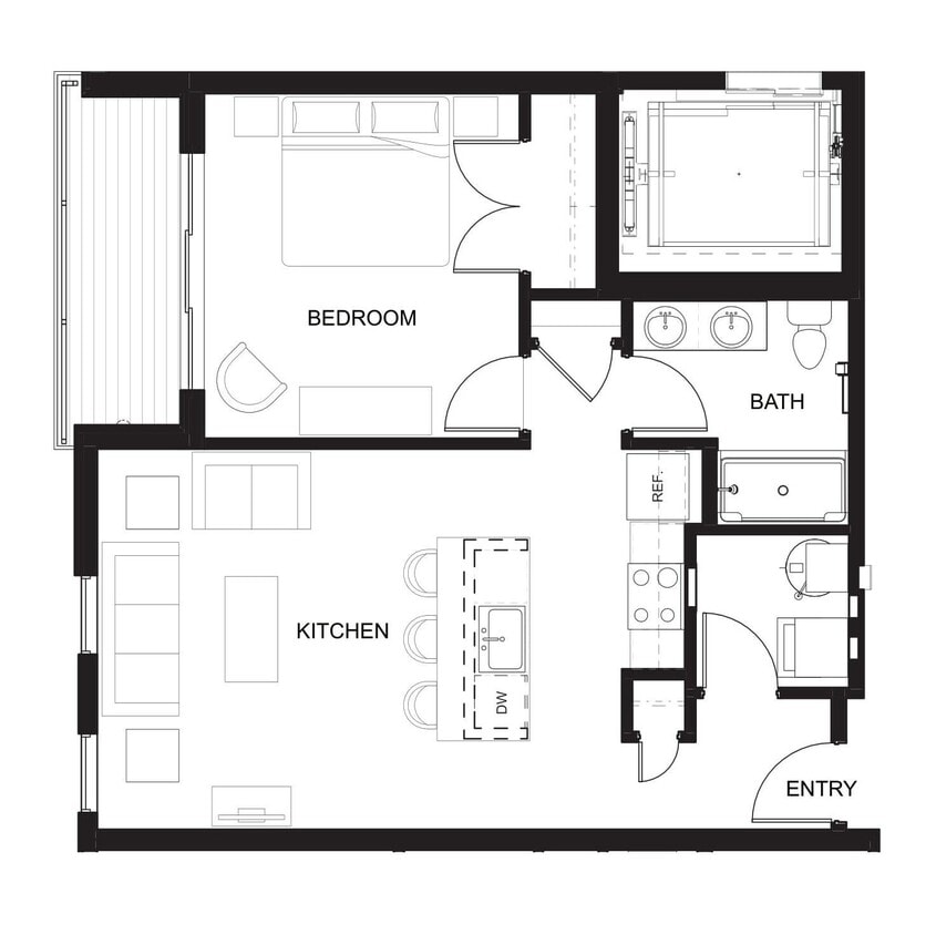 Floor Plan - The Dorian