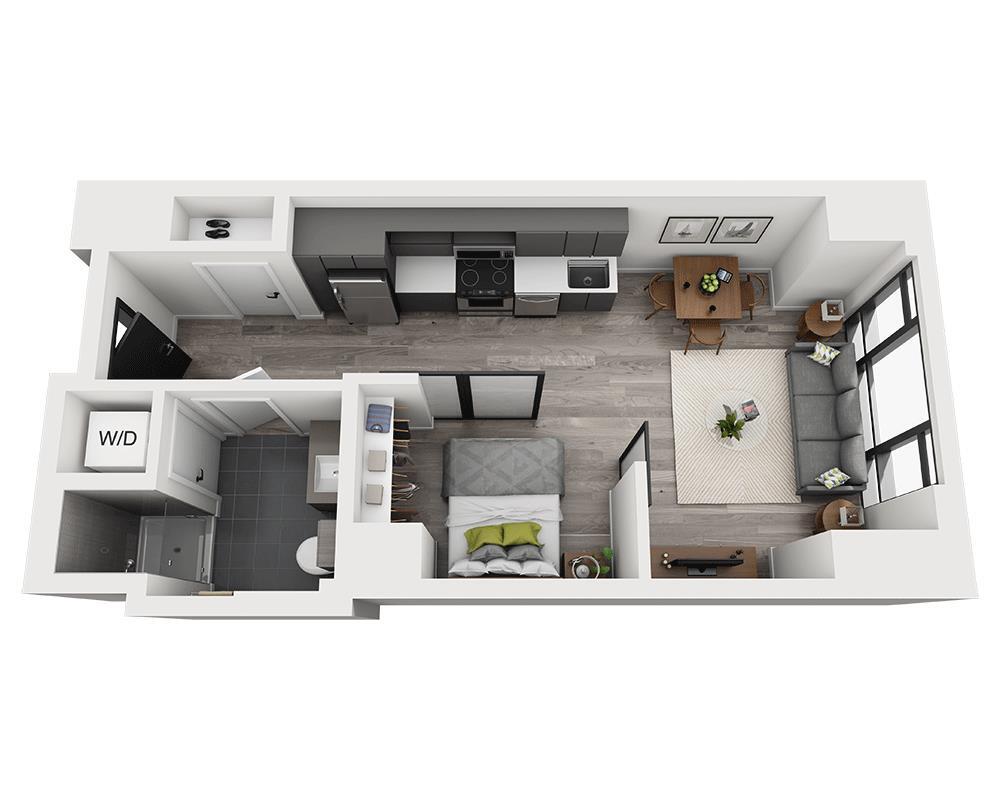 Floor Plan - Studio E1V