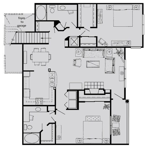 Floor Plan - G (att gar)